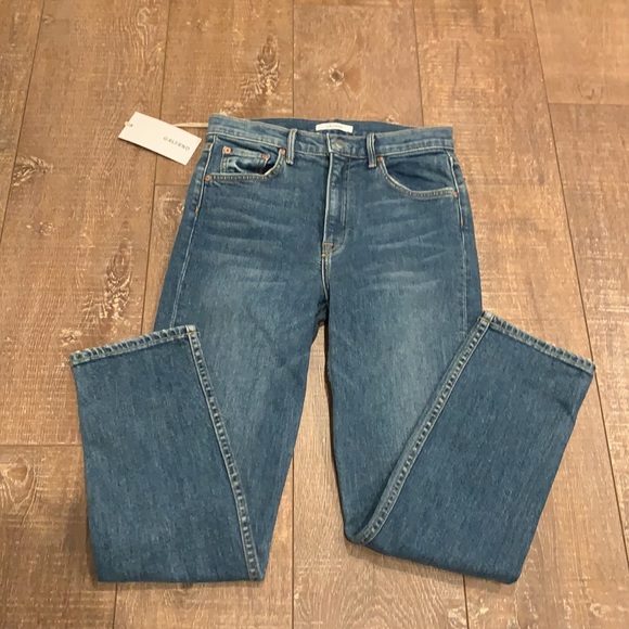 GRLFRND Reed  High Rise Tapered Cropped Jeans - Picture 5 of 7